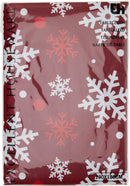 Red & White Snowflake Christmas Tablecloth 180x130cm Assorted