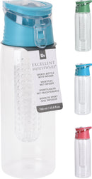 Infuser Water Bottle 700ml - Assorted Colours