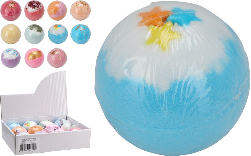 Bath Bomb Fizzer Ball 80g 6 assorted