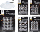 Suction Hooks - Assorted Sizes - One Pack Supplied