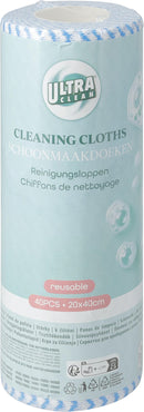 Cleaning Wipes Roll 40 Pack