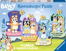 Bluey 4 In A Box Shaped Jigsaw Puzzle