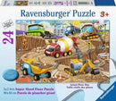 Construction Fun 24pc Giant Floor Jigsaw Puzzle