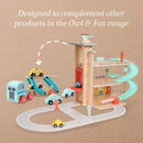 Owl & Fox Wooden Car Transporter