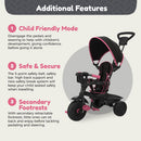 Zoomee 4 in 1 Deluxe Trike - Pink Dusk