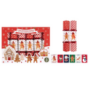 Mini Christmas Crackers 6pk - Gingerbread Men