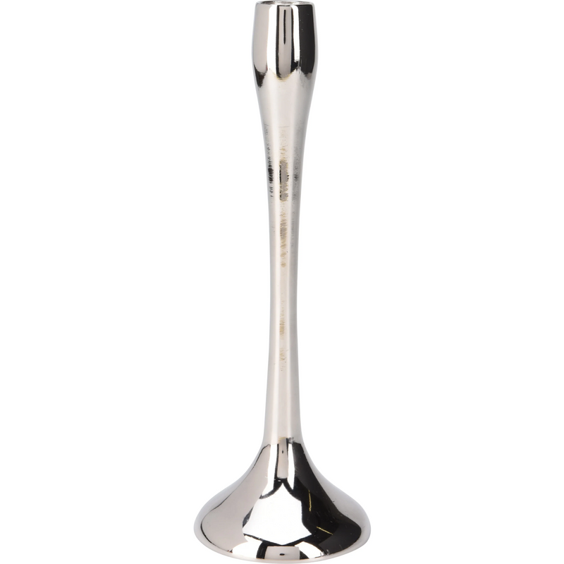 Candle Holder Silver 25cm