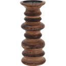 Candle Holder Wooden 24cm