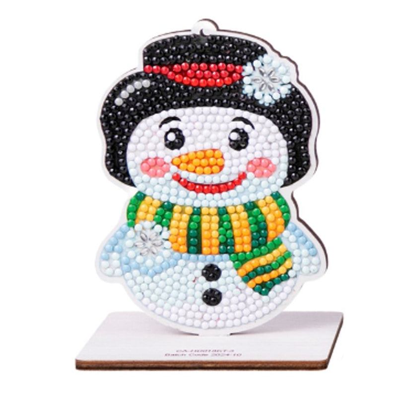 Crystal Art Buddy Festive Decoration - Snowman