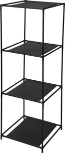 Rack with 3 Fabric Shelves