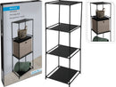 Rack with 3 Fabric Shelves
