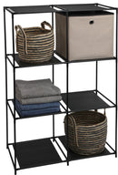 Rack with 6 Fabric Shelves