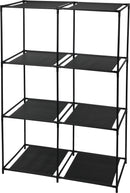 Rack with 6 Fabric Shelves