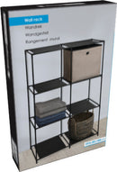 Rack with 6 Fabric Shelves