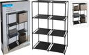 Rack with 6 Fabric Shelves