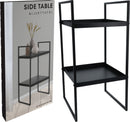 2 Tier Side Table - Black