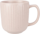 Ribbed Stoneware Mug 3 Assorted Colours