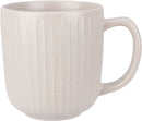 Ribbed Stoneware Mug 3 Assorted Colours