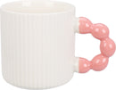 Bubble Handle Mug 340ml Assorted