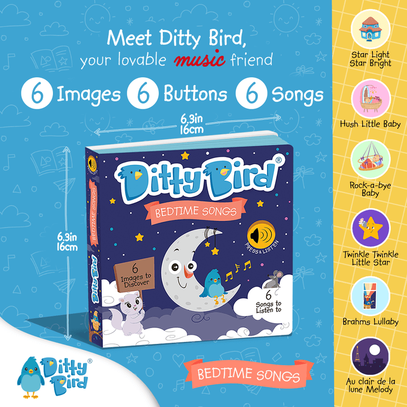 Ditty Bird Bedtime Songs Sound Book