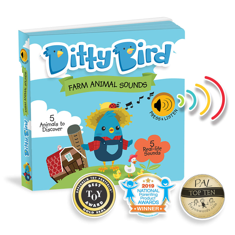 Ditty Bird Farm Animal Sound Book