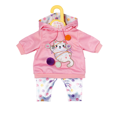 Dolly Moda Outfit For 43cm Dolls - Kitten