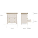 Clara 3 Piece Furniture Set - Cashmere/Ash