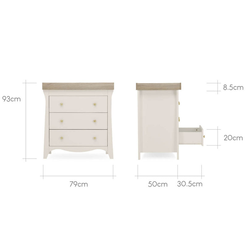 Clara 2 Piece Furniture Set - Cashmere/Ash