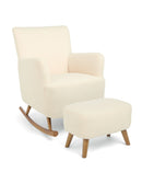 Mamas & Papas Elwood Nursing Chair & Stool - Off-White