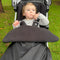 Clair de Lune Essentials Pram/Stroller Footmuff - Black