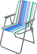 Striped Folding Camping Chair