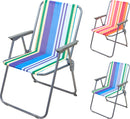 Striped Folding Camping Chair