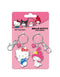 Hello Kitty BFF Metal Keychain 2 Pack