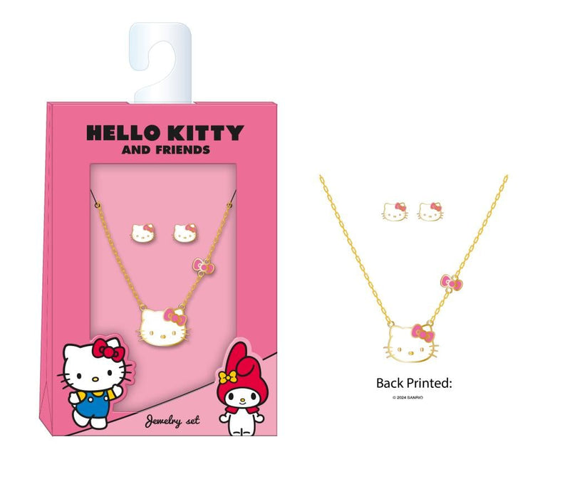 Hello Kitty Necklace & Earring Set