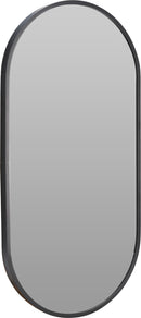 Black Oval Wall Mirror