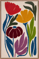 Autumn Flowers Linen Wall Decor Assorted