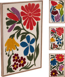 Autumn Flowers Linen Wall Decor Assorted