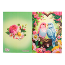 Crystal Art Card 12.6cm x 17.5cm - Floral Birds