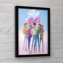 K-Pop Demon Hunters Framed Poster - Saja Boys