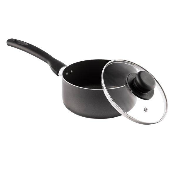 Non-Stick Saucepan & Glass Lid 20cm