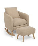 Mamas & Papas Alma Nursing Chair & Stool - Fawn