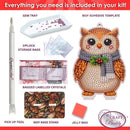 Crystal Art Buddy - Festive Owl