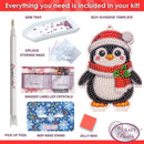 Crystal Art Buddy - Festive Penguin