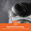 Geepas Kettle 1.7L Glass