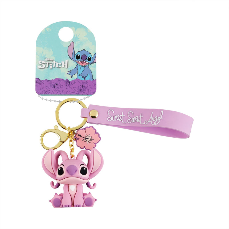 Diney Lilo & Stitch Angel 3D Vinyl Keychain