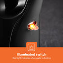 Geepas Kettle 1.7L Black