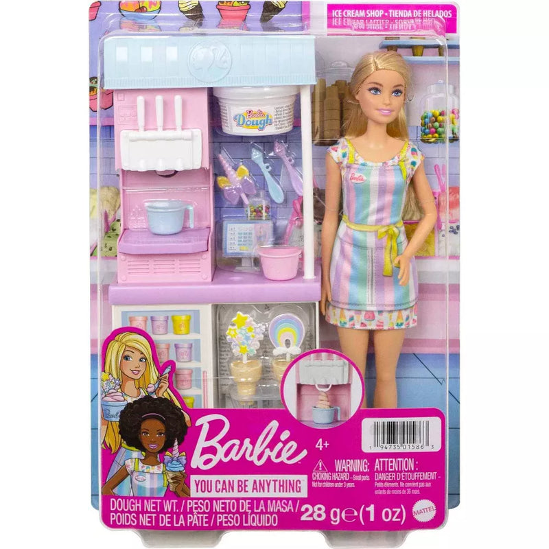 Barbie Ice Cream Shop Playset