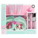 Little Tikes Sweet Spaces Dishware Set - Sea Foam