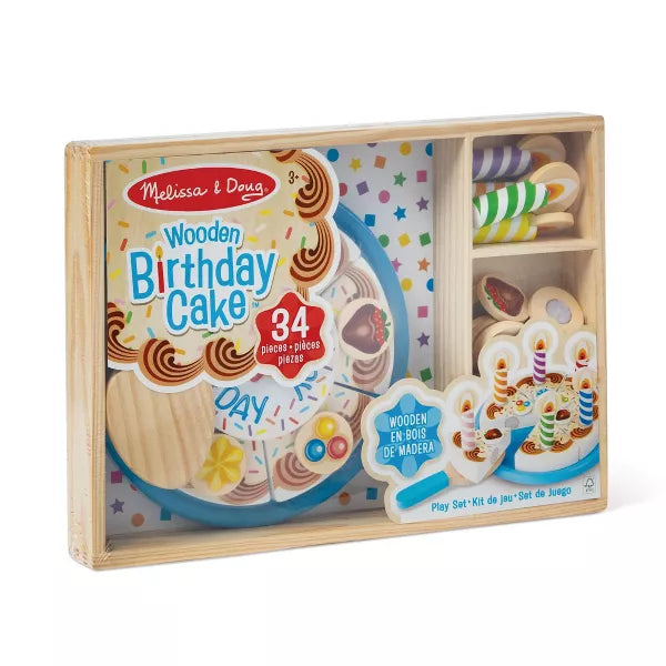 Melissa & Doug Wooden Birthday Cake