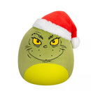 Squishmallows The Grinch Plush 8" - Grinch In Santa Hat